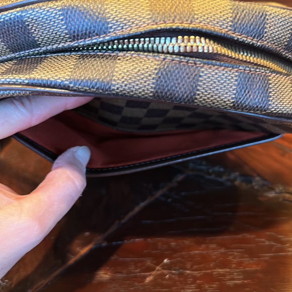 Louis Vuitton Ipanema PM Damier Ebene Crossbody Shoulder Bag Unisex - Picture 7 of 13